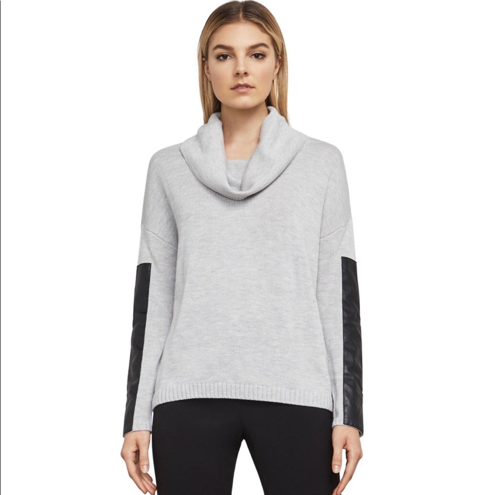 Bcbg Melodi Color-Blocked Asymmetrical Pullover